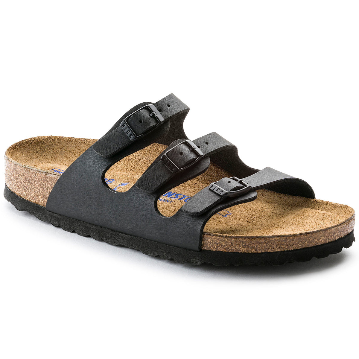 Birkenstock Black Strappy Sandals Birkenstock Rio - Birkenstock Black BirkoFlor main image 4