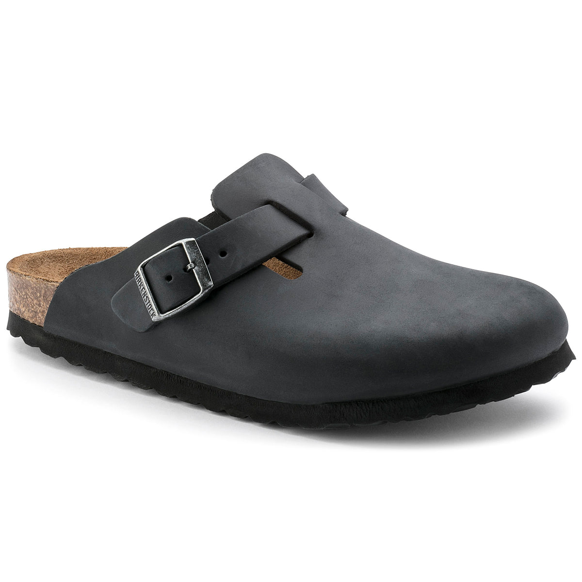 Birkenstock Boston Oiled Leather Clogs - Black - Size 46 / M13 Boston - Oiled Leather – Premier main image 2