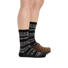 Darn Tough Women's Lifestyle Bronwyn Crew Lightweight with Cushion black