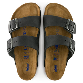 Birkenstock Arizona Soft Footbed black oiled leather