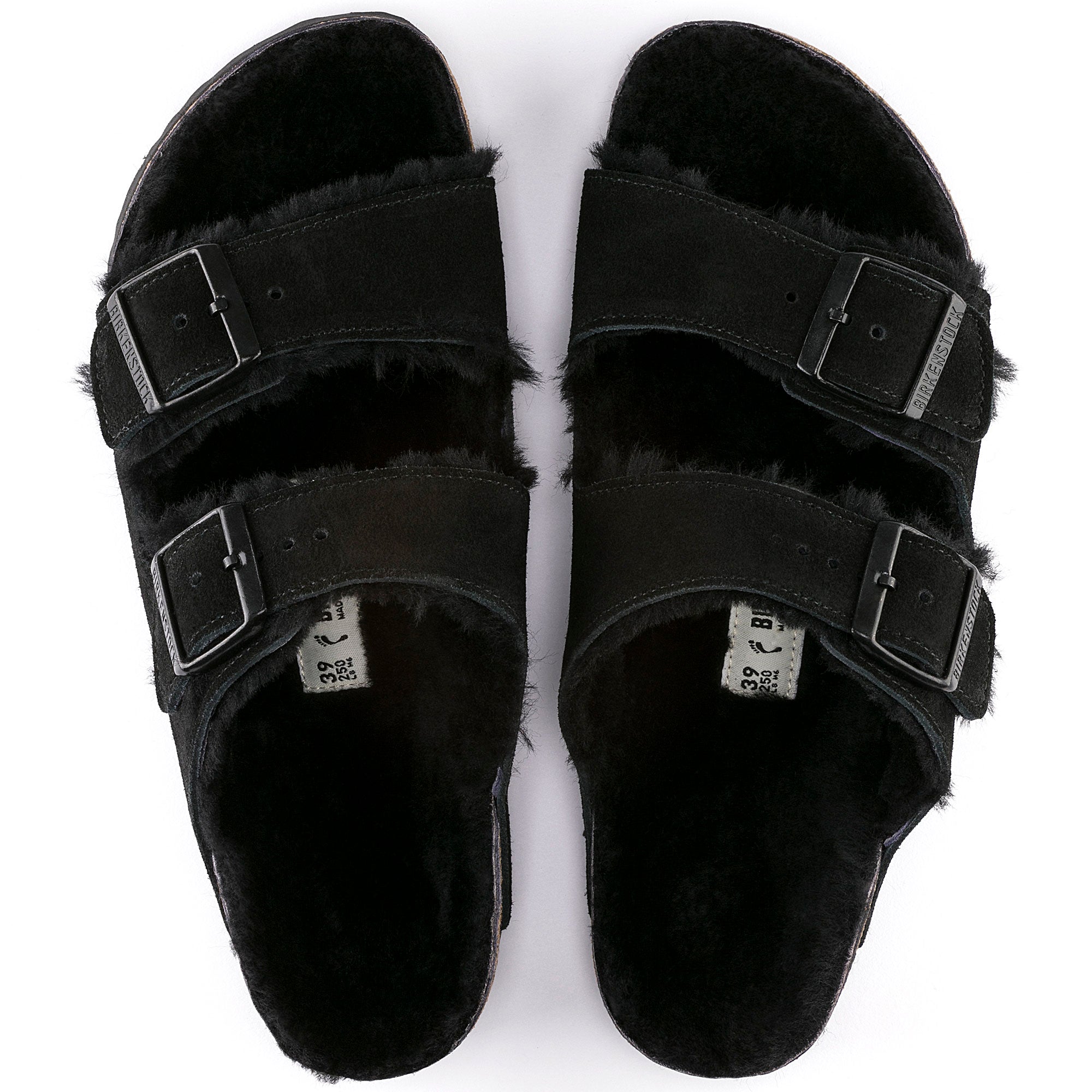 Birkenstock Limited Edition Arizona black suede/black shearling