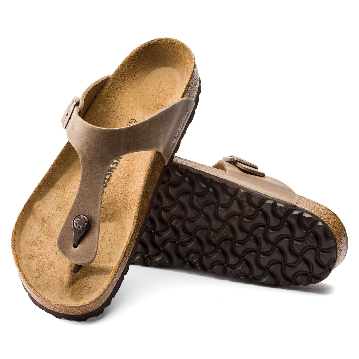 Birkenstock Gizeh tobacco oiled leather