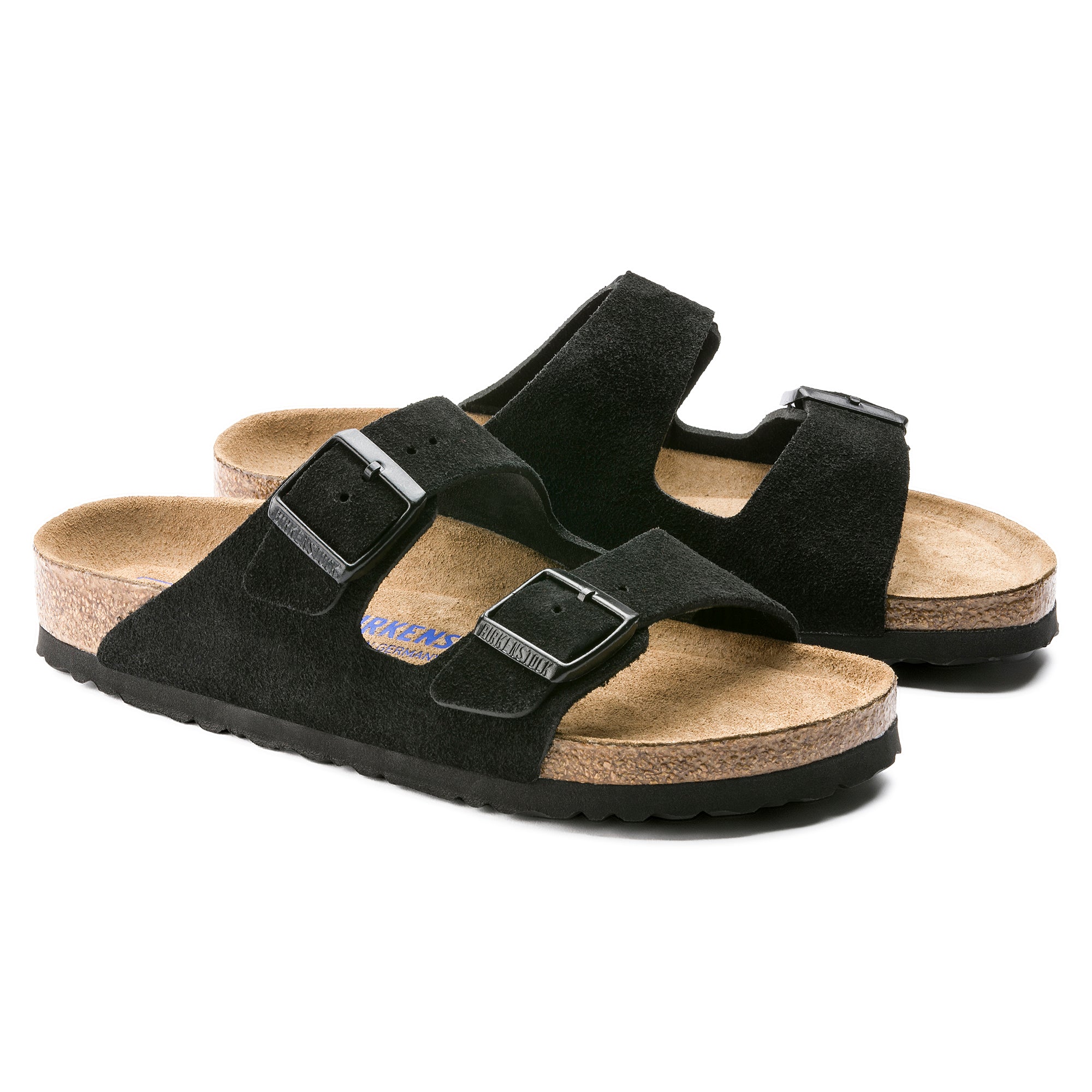 Birkenstock Arizona Soft Footbed black suede