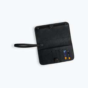 ABLE Alem Snap Wallet black leather
