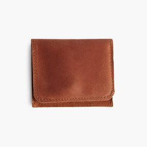 ABLE Debre Mini Wallet whiskey leather