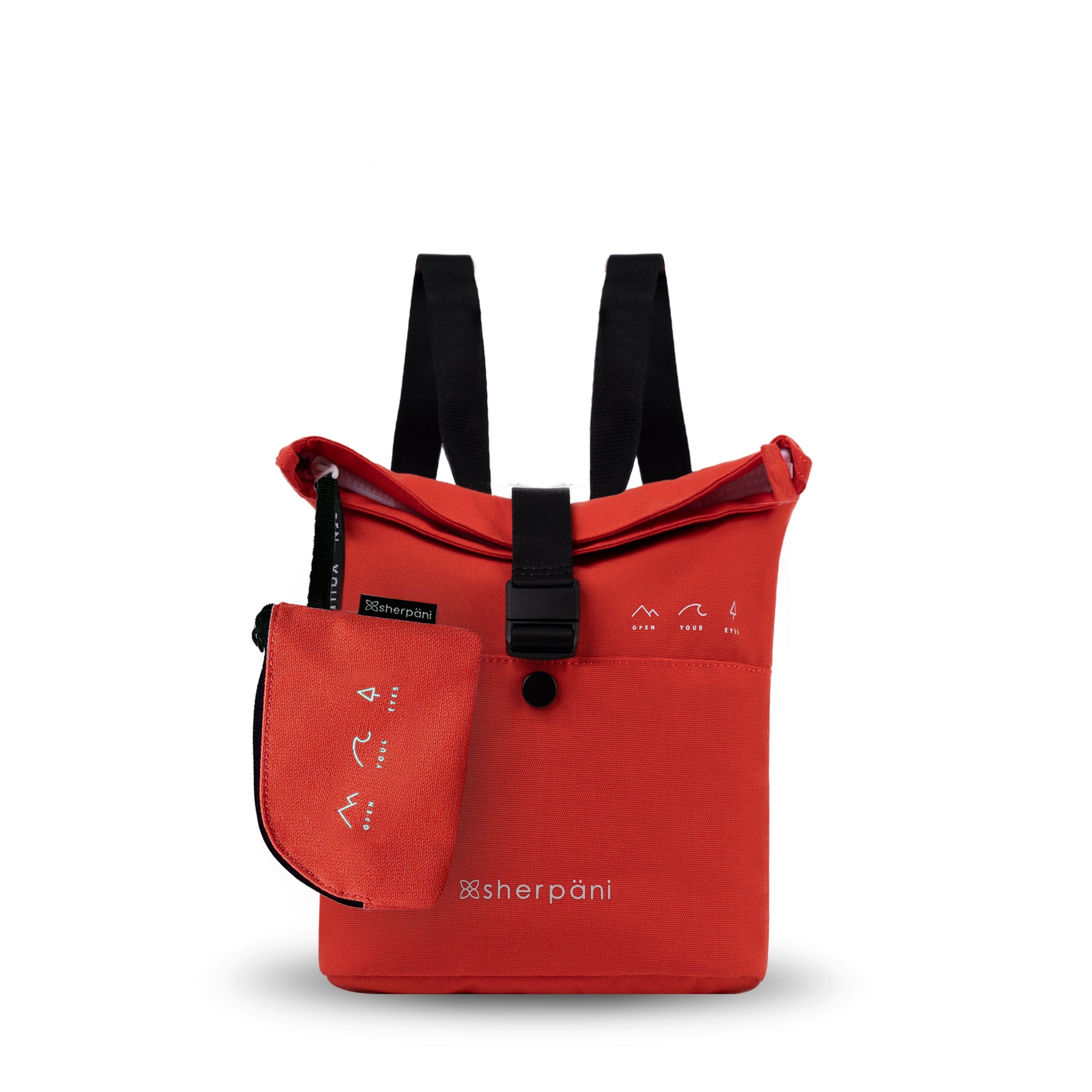 Sherpani Eiko Crossbody/Mini Backpack poppy