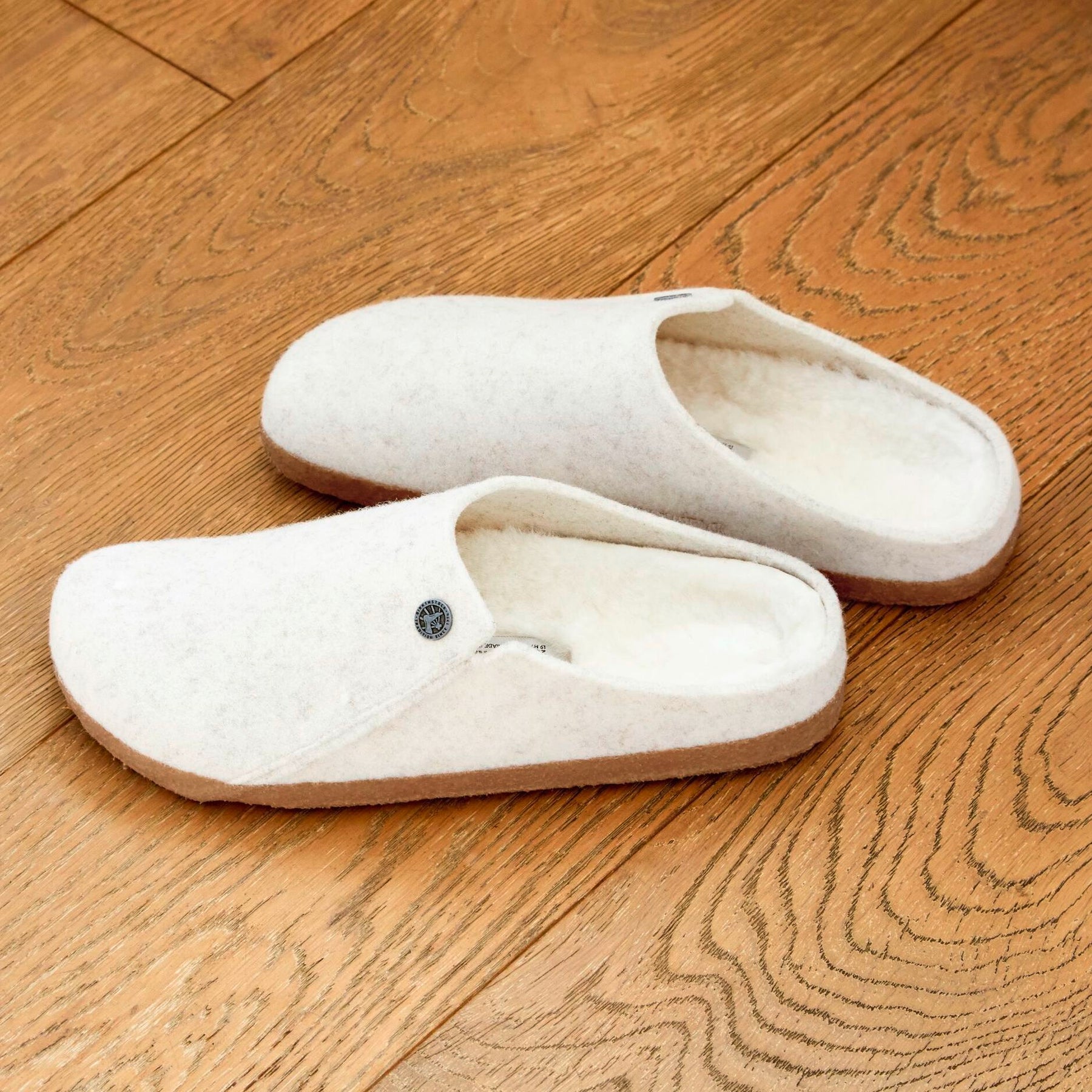 Birkenstock Limited Edition Zermatt ecru wool/natural shearling