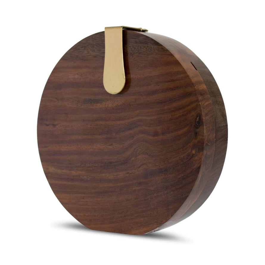 Equal Hands Full Moon Wooden Bag