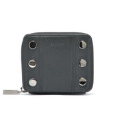 Hammitt 5 North Compact Leather Wallet black/gunmetal