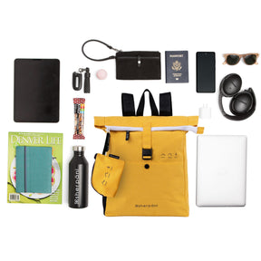 Sherpani Miyako Fold Over Backpack sunflower
