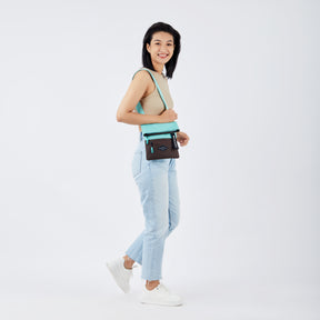 Sherpani Pica Mini Crossbody seagreen