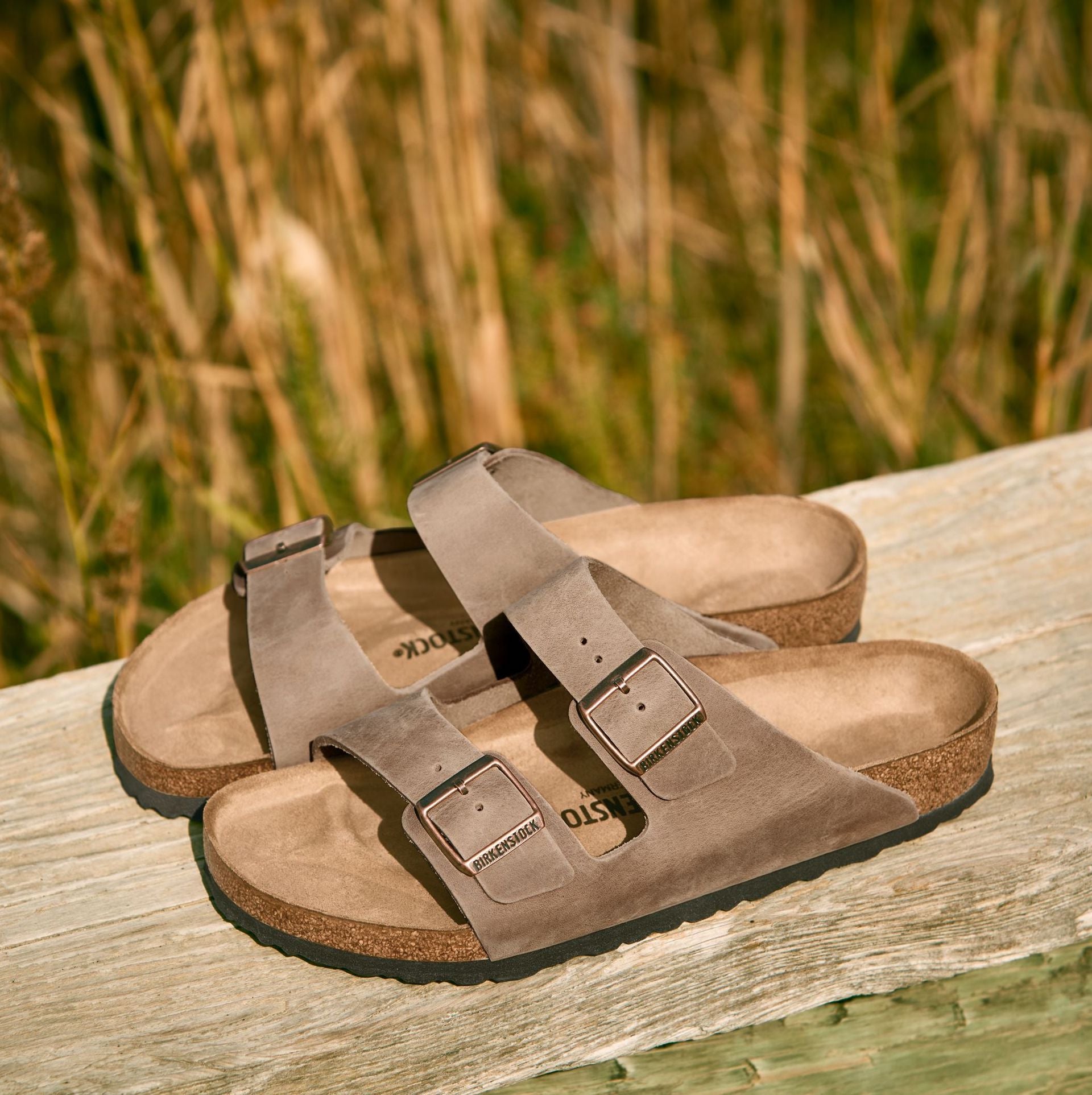 brown leather birks