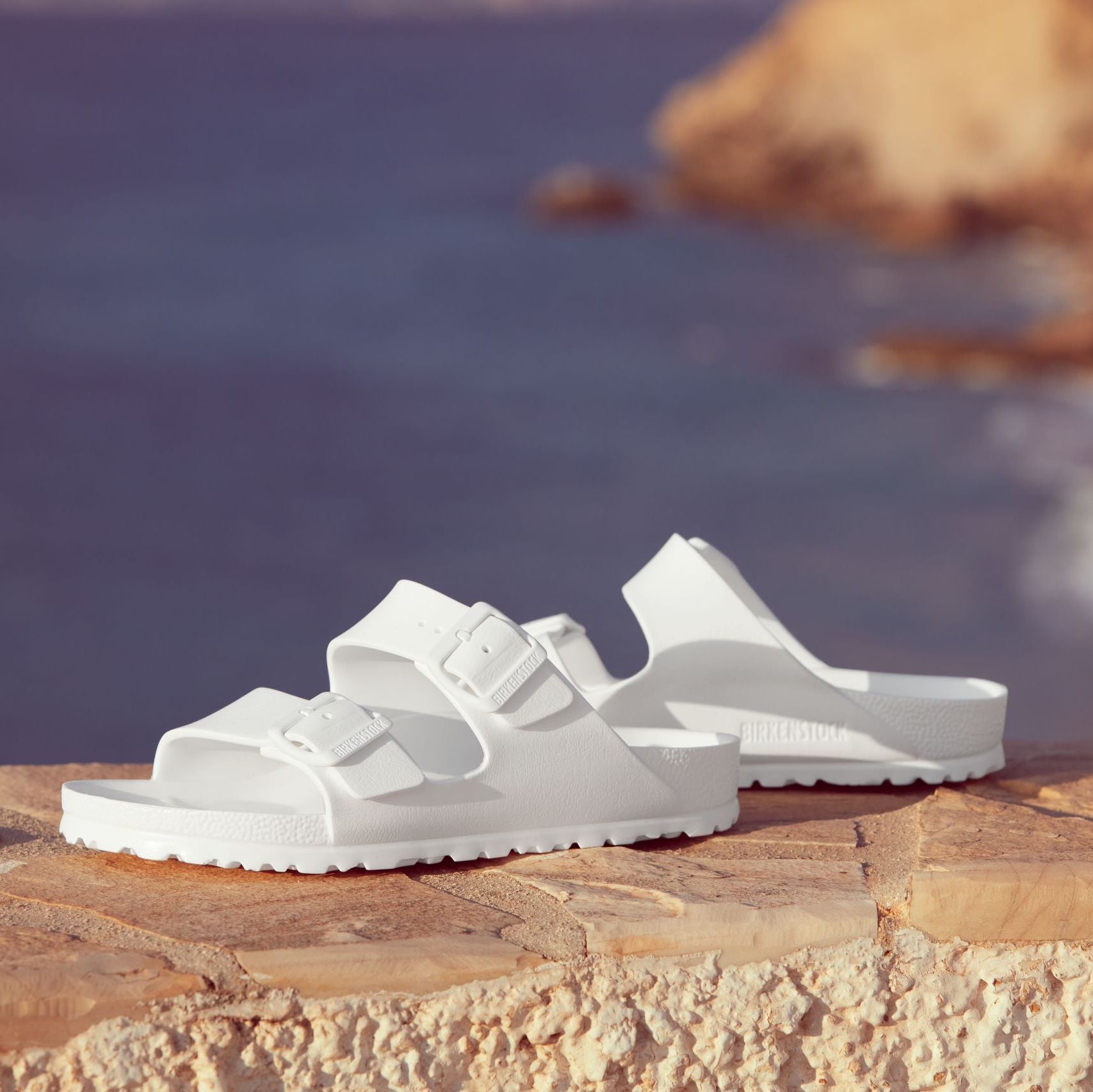 Eva on sale white birkenstocks