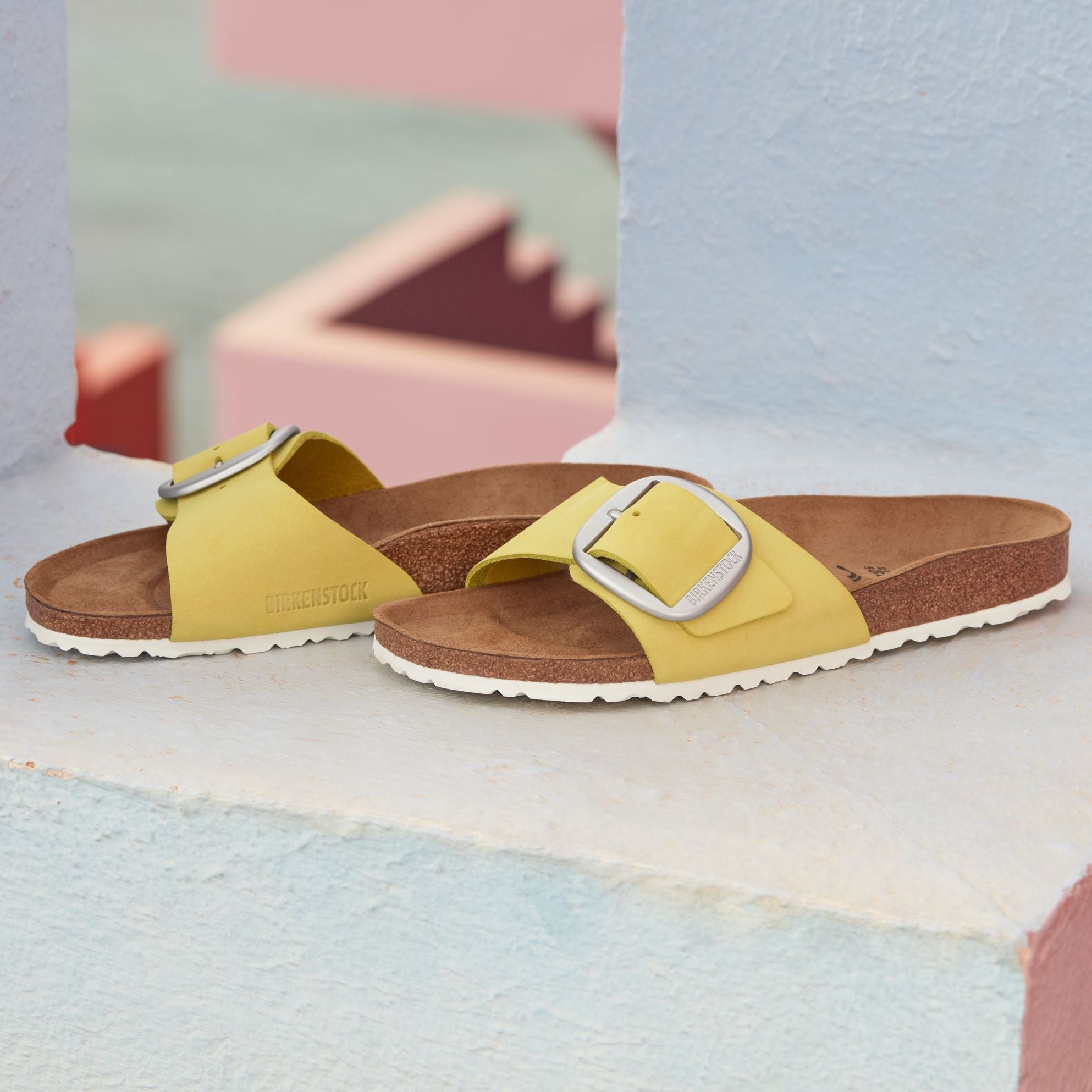 Birkenstock Limited Edition Madrid Big Buckle popcorn nubuck