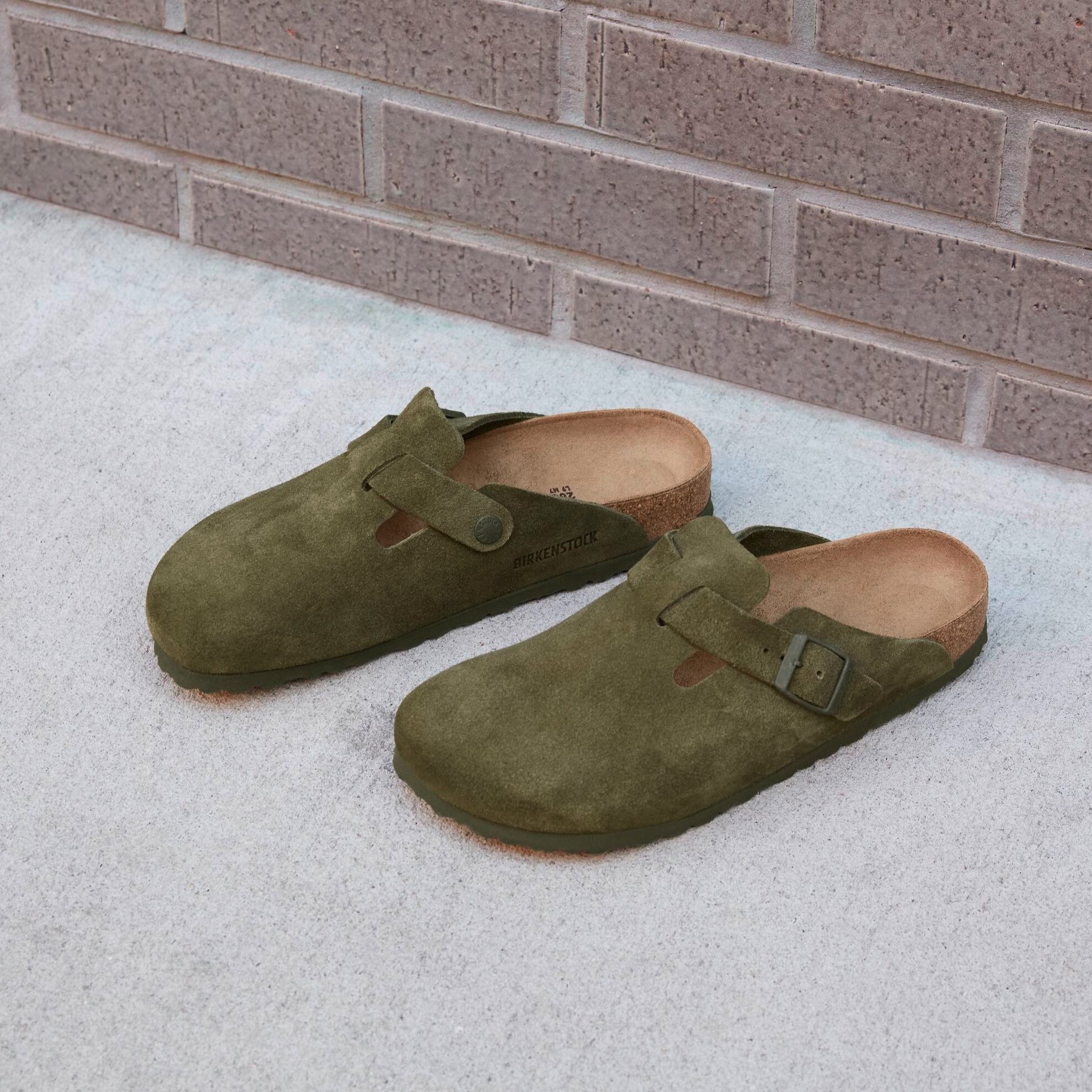 Birkenstock Limited Edition Boston thyme suede
