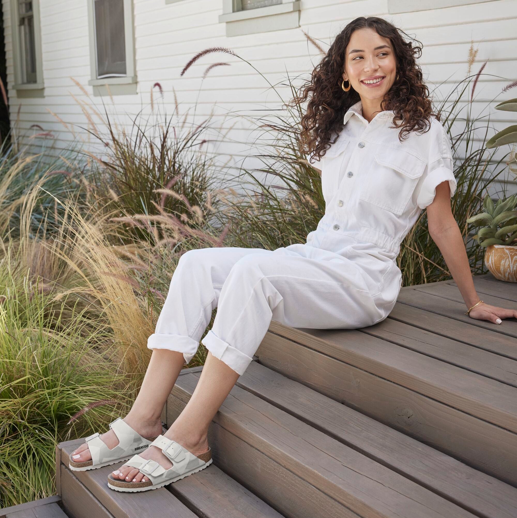 Birkenstock arizona white soft footbed new arrivals
