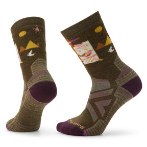Smartwool Women's Hike Full Cushion Alpine Perch Crew military olive