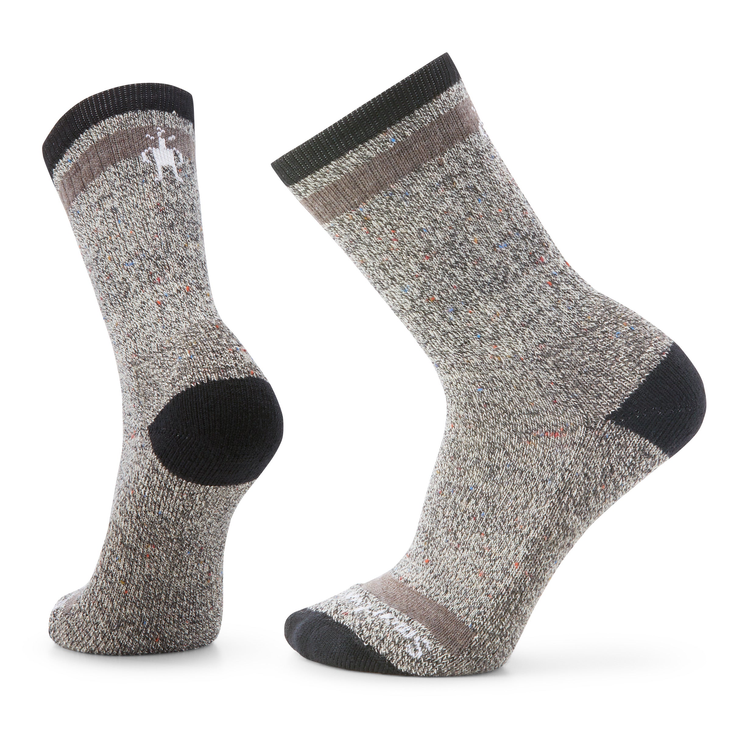 Smartwool Everyday Larimer Crew black/taupe heather