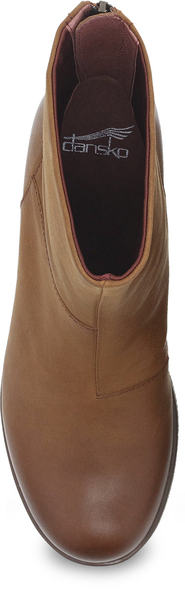 Dansko Brianne tan waterproof burnished